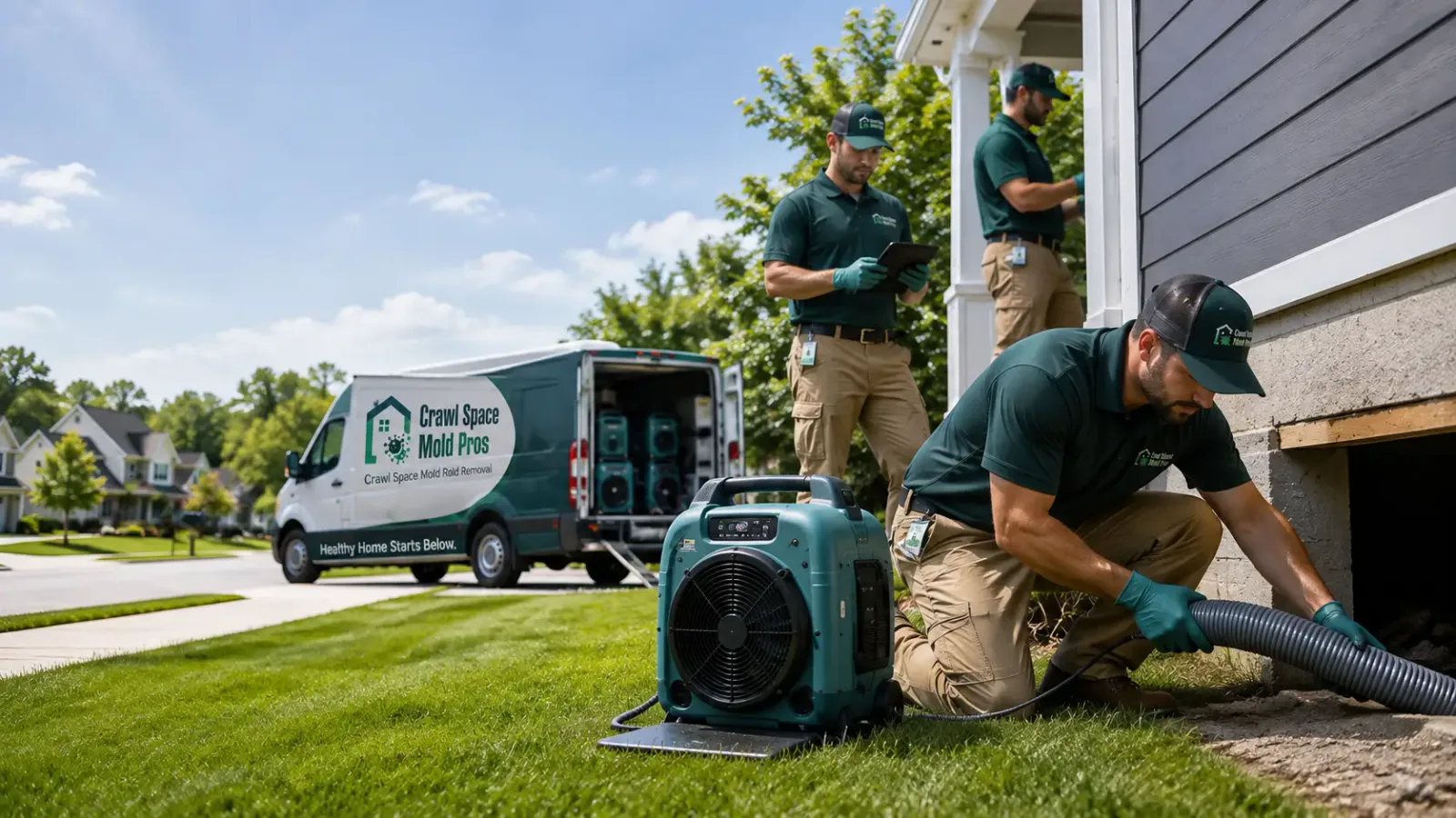 Crawl Space Mold Removal in Melbourne, IA